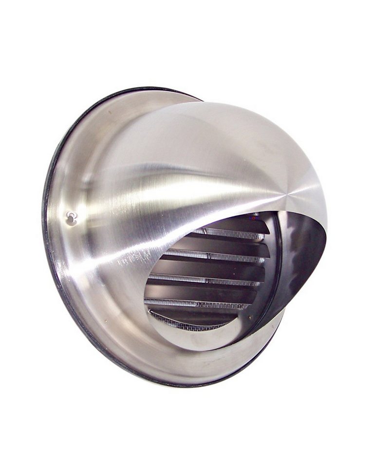 Lüftungsgitter Edelstahl LG-5012 Rund V2A Rohranschluss DIN 125 Lüftungsgitter, rostfreier Edelstahl von OTTO