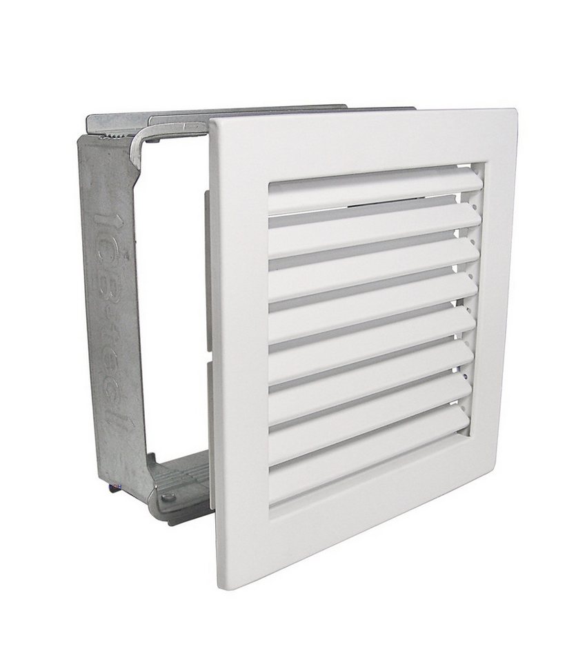 Lüftungsgitter Kaltluftgitter KG 2020 W Lüftungsgitter Weiss 200 x 200 Abluftgitter, Strapazierfähige Pulverbeschichtung von OTTO