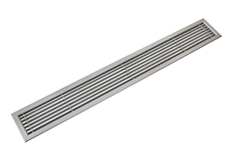 Lüftungsgitter Lüftungsgitter LG-10010 RAA Lamellengitter Alu Eloxiert 1040 x 140 mm, Belüftungs Lamellengitter von OTTO