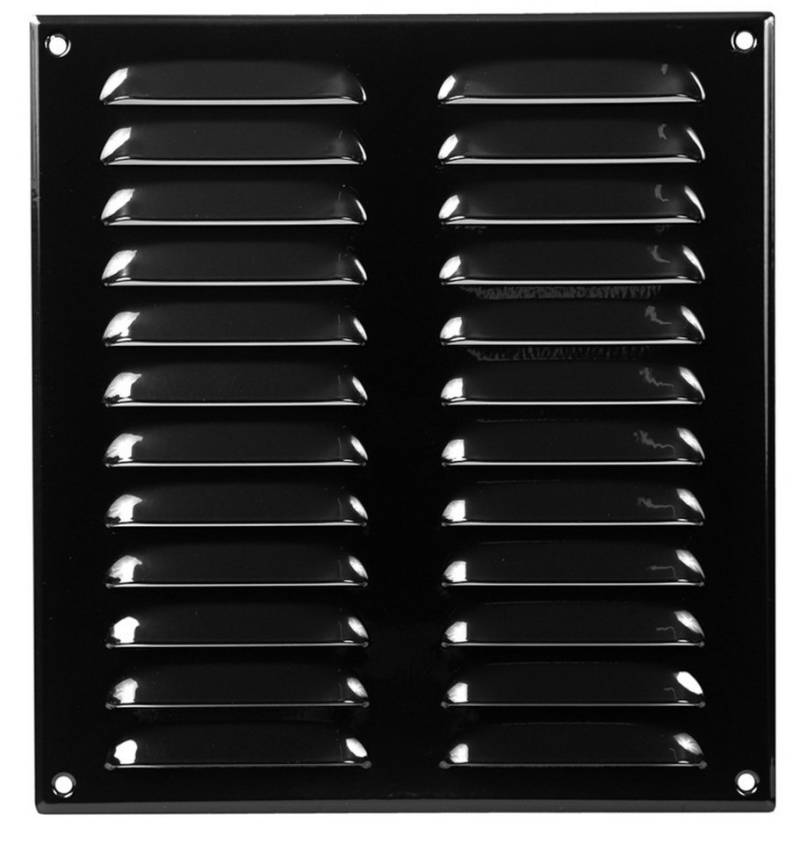 Lüftungsgitter Lüftungsgitter LG-2628 BL Schwarz 260 x280 Fliegengitter Abluftgitter, mit Insektenschutz von OTTO