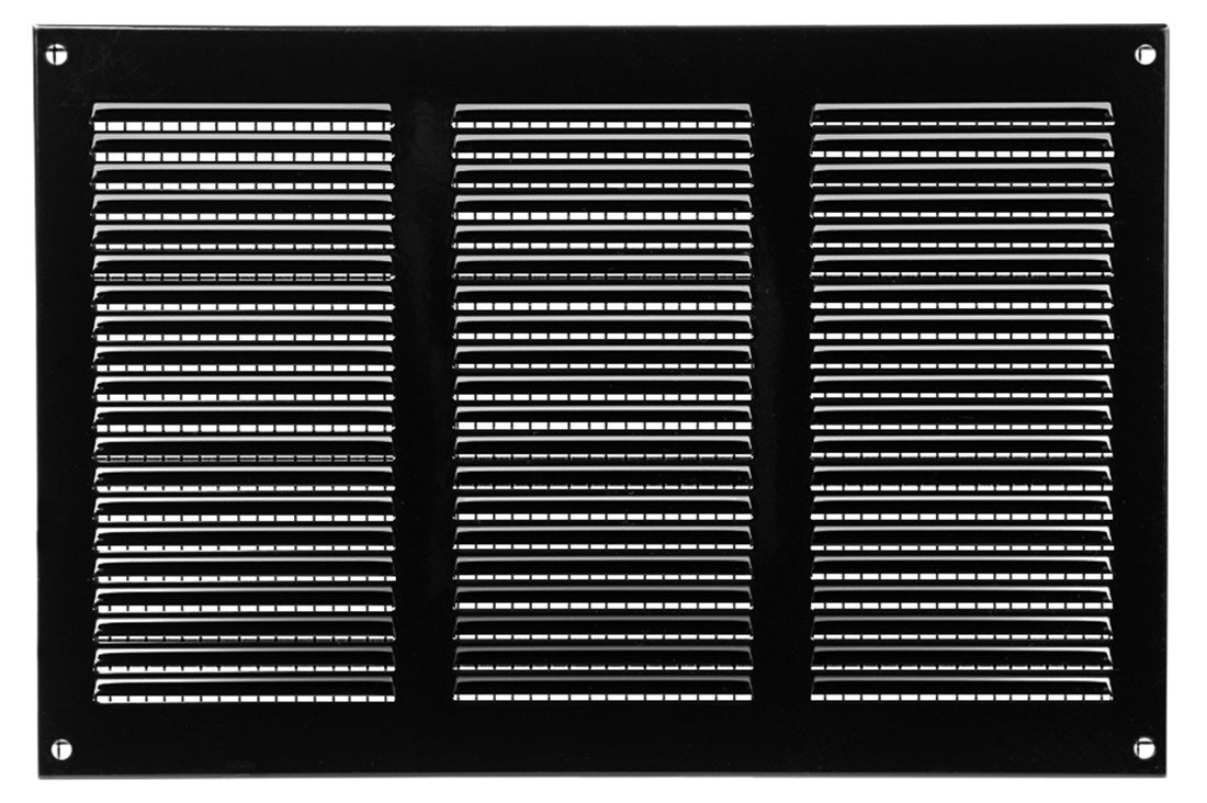 Lüftungsgitter Lüftungsgitter LG-3020 BL Schwarz 300 x 200 Fliegengitter Abluftgitter, mit Insektenschutz von OTTO