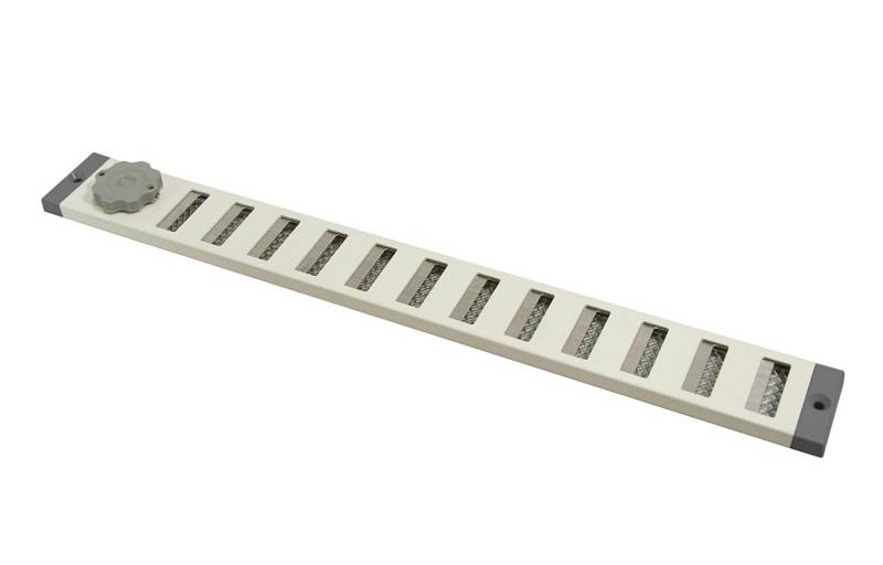 Lüftungsgitter Lüftungsgitter LG 3704 SW Schiebegitter Alu Weiss 370 x 40 mm, mit Fliegengitter von OTTO
