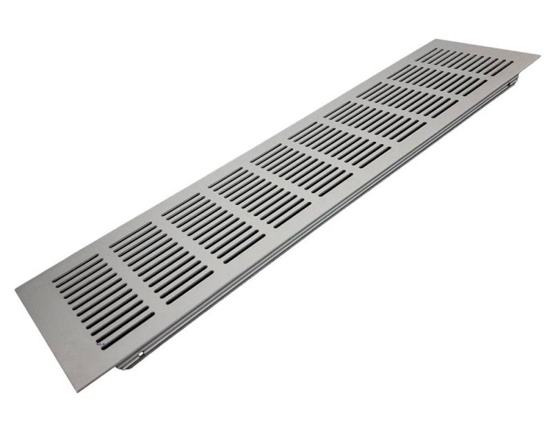 Lüftungsgitter Lüftungsgitter LG-4010 AA eloxiert Stegblech 400 x 100 mm, für Feuchträume geeignet von OTTO