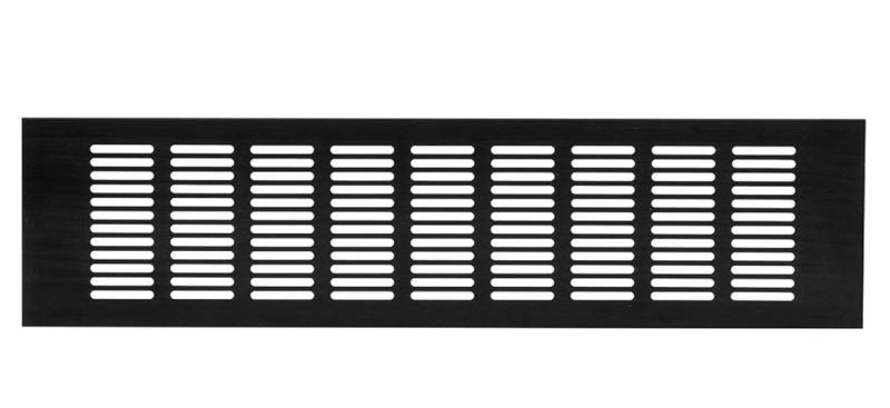 Lüftungsgitter Lüftungsgitter LG-4010 BL Schwarz eloxiert Stegblech 400 x 100 mm, für Feuchträume geeignet Lüftungsgitter Lüftungsgitter LG-4010 BL Schwarz eloxiert Stegblech 400 x 100 mm, für Feuchträume geeignet von OTTO