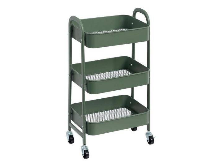 LuxusKollektion Ablagetisch Rollwagen Metall 3 Etagen Rollen Servierwagen Küchenwagen Grasgrün LuxusKollektion Ablagetisch Rollwagen Metall 3 Etagen Rollen Servierwagen Küchenwagen Grasgrün von OTTO