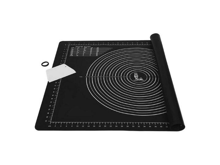 LuxusKollektion Backform Backmatte Silikon Ausrollmatte 80x60cm Teigschneider Schwarz 80 x 60cm LuxusKollektion Backform Backmatte Silikon Ausrollmatte 80x60cm Teigschneider Schwarz 80 x 60cm von OTTO