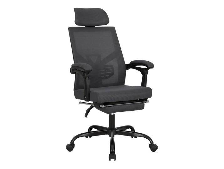 LuxusKollektion Bürostuhl Ergonomischer Bürostuhl mit Fußstütze, Mesh, verstellbarer Kopfstütze von OTTO