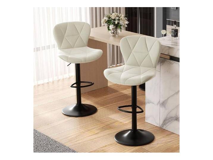 LuxusKollektion Drehstuhl Barhocker 2er Set, Höhenverstellbar mit LuxusKollektion Drehstuhl Barhocker 2er Set, Höhenverstellbar mit von OTTO