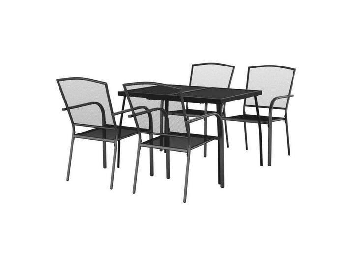 LuxusKollektion Garten-Essgruppe Garten Essgruppe 3-TLG. Tisch 2 Stühle Anthrazit Stahl LuxusKollektion Garten-Essgruppe Garten Essgruppe 3-TLG. Tisch 2 Stühle Anthrazit Stahl von OTTO