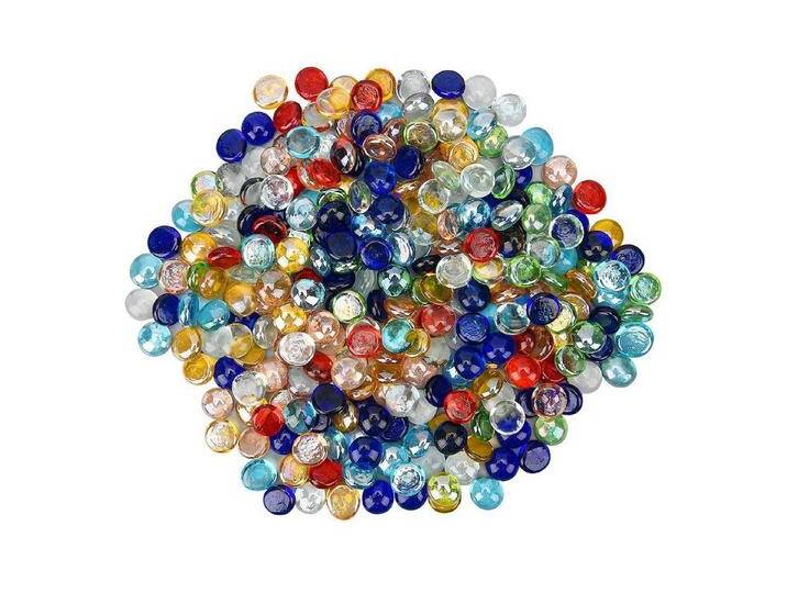 LuxusKollektion Kochbesteck-Set Glaskugeln 800Stück 17 20mm Aquarium Deko Vase 7 Farben 3.6 Glaskiesel von OTTO