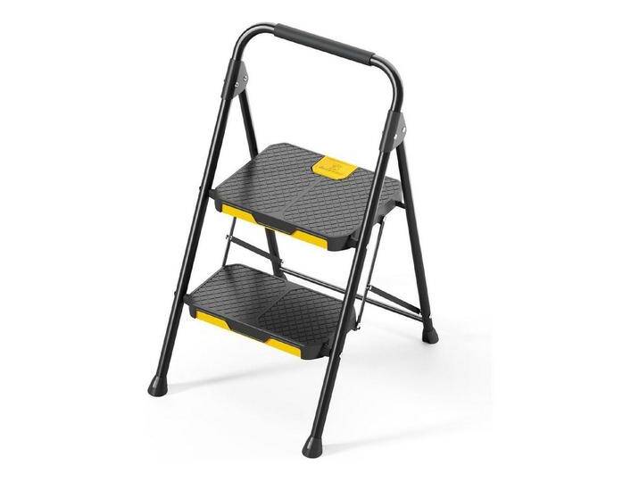 LuxusKollektion Kochbesteck-Set Trittleiter klappbar 2 Stufen rutschfest Küche schwarz leiter 2 stufen von OTTO