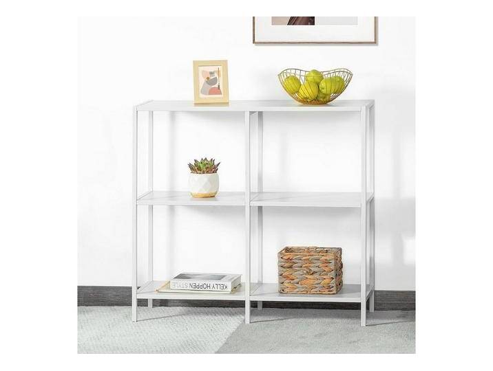 LuxusKollektion Konsolentisch Konsolentisch Metall Ablageflächen Moderner Stil Weiß 80×25×75cm LuxusKollektion Konsolentisch Konsolentisch Metall Ablageflächen Moderner Stil Weiß 80×25×75cm von OTTO