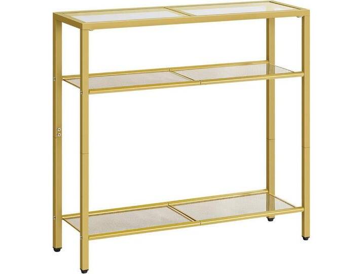 LuxusKollektion Konsolentisch Konsolentisch gehärtetem Glas moderner Stil Goldfarben EGD21XG01G1 LuxusKollektion Konsolentisch Konsolentisch gehärtetem Glas moderner Stil Goldfarben EGD21XG01G1 von OTTO