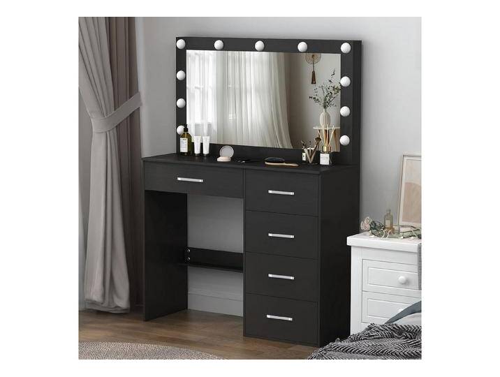 LuxusKollektion Schminktisch Schminktisch Makeup Spiegel Beleuchtung 5 H91089 36 x 80 x 131cm LuxusKollektion Schminktisch Schminktisch Makeup Spiegel Beleuchtung 5 H91089 36 x 80 x 131cm von OTTO