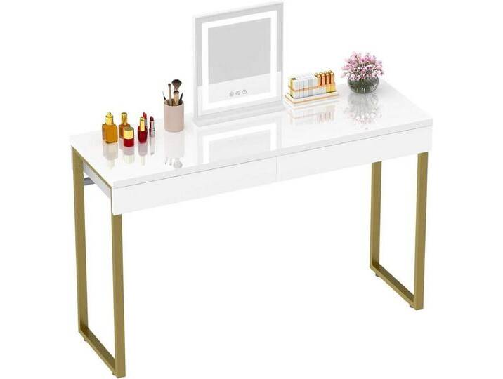 LuxusKollektion Schminktisch Schminktisch Weiß mit Schubladen ohne Spiegel Stabil & Modern LuxusKollektion Schminktisch Schminktisch Weiß mit Schubladen ohne Spiegel Stabil & Modern von OTTO