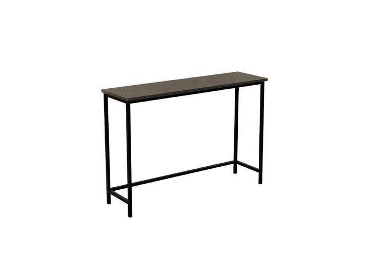 MAGNA Atelier Konsolentisch MONTE CARLO aus ECHTEM MARMOR, Ablagetisch, Metallgestell, Naturstein Sideboard, 110x32x70cm, grau, Gestell: Schwarz von OTTO