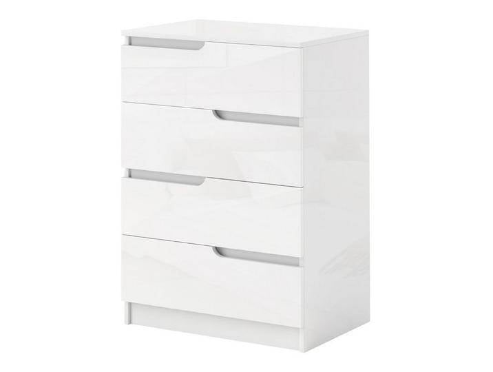 MC Star Kommode Beistellschrank mit 4 Schubladen, Schubladenkommode für Wohnzimmer (Schlafzimmer, Hochglanzweiß 60 x 40 x 85cm), weiß von OTTO