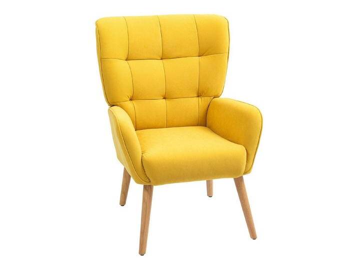 MC Star Relaxsessel Sessel Wohnzimmer Loungesessel mit Holzbeine Lesesessel (mit Samtoptik, Polstersessel für Schlafzimmer Gelb), gelb von OTTO