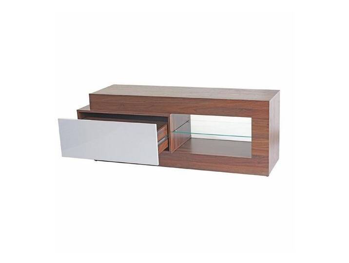 MCW TV-Rack -B51-TV1, Push-to-open Funktion, Zwei Ablagefächer, Eine Schublade, braun von OTTO