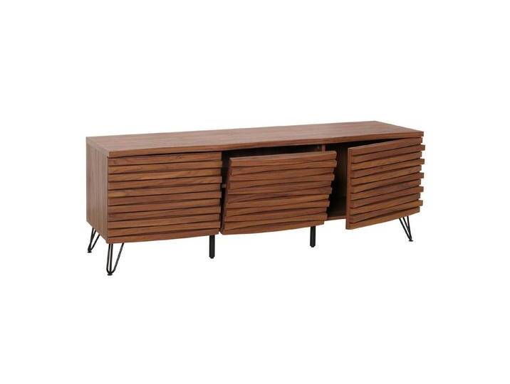 MCW TV-Rack -M49 TV-Rack, Türoberfläche im gewölbten Design, braun von OTTO