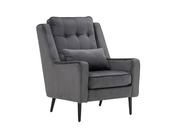 MCombo Ohrensessel Ohrensessel mit/ohne Hocker 7277, Chestersield Sessel Relaxsessel Polstersessel, grau, ohne Hocker von OTTO