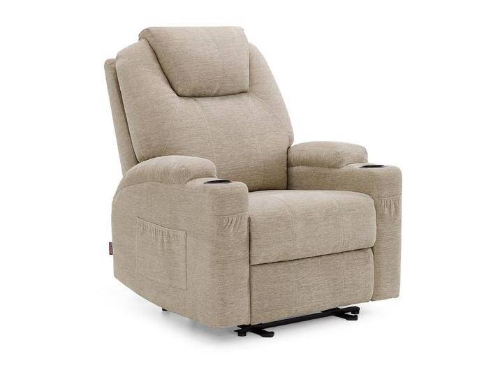 MCombo Relaxsessel Elektrisch Relaxsessel Massagesessel Fernsehsessel 7061 (M Elektrisch Relaxsessel Massagesessel), mit Relaxfunktion, beige, Beige von OTTO