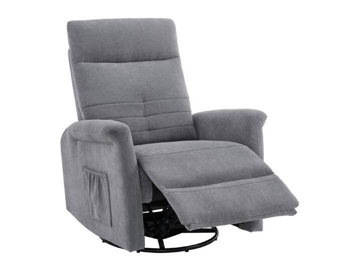 MCombo Relaxsessel M Relaxsessel Fernsehsessel mit Dreh- und Schwenkfunktion 7011, 360° Drehbar, mit Liegefunktion, Manuell, grau von OTTO