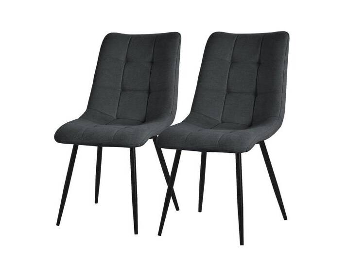 ML-DESIGN Stuhl Esszimmerstühle mit Rückenlehne moderne Design Lounge Küchenstühle, Polsterstuhl Esstischstühle 2er Set Küchenstuhl Polyester bis 120kg von OTTO