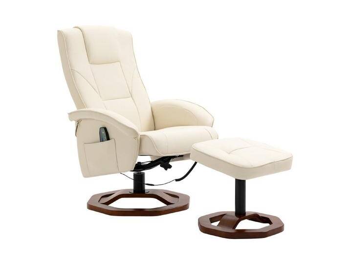 MODFU Massagesessel Relaxliege mit Fußhocker (Relaxliege Massagesessel mit 10-Punkt Vibrationsmassage, 360° drehbar & Fußhocker., 73L x 83B x 106H cm) von OTTO