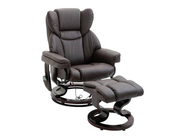 MODFU Massagesessel Relaxsessel Freizeitstuhl Fernsehsessel (Massage Relaxsessel mit Hocker & 145° Liegefunktion – Fernsehsessel aus Kunstleder. von OTTO