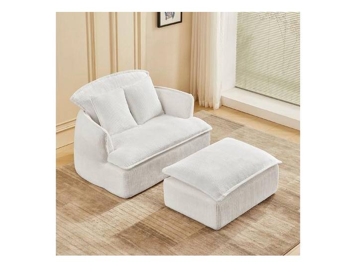 MODFU Sitzsack Einzelsofa (Wohnzimmer Sofa, Sessel, Einzelsessel, Loungesessel, 2 St., für maximalen Komfort - Hochwertiger Stoff), mit hoher Dichte von OTTO