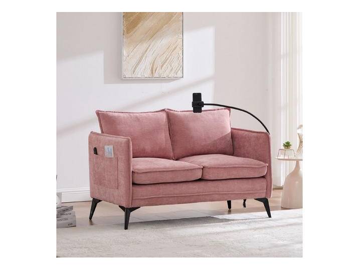 MODFU Sofa Zweisitzer-Loungesofa mit verstellbarer Handyhalterung & Seitentasche, Modernes Schlafsofa für Schlafzimmer, für Wohnzimmer, Schlafzimmer & Balkon von OTTO
