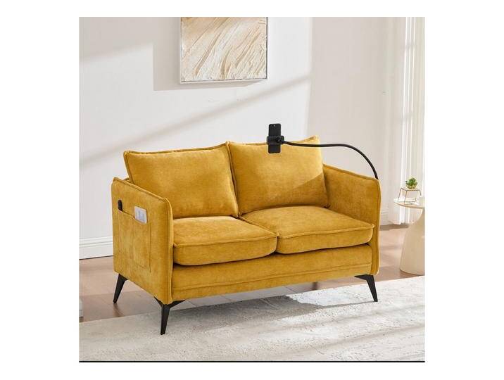 MODFU Sofa Zweisitzer-Loungesofa mit verstellbarer Handyhalterung & Seitentasche, Modernes Schlafsofa für Schlafzimmer, für Wohnzimmer, Schlafzimmer & Balkon von OTTO