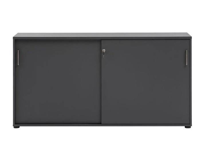 MÖBELPARTNER Aktenschrank Schiebetürenschrank Hippo, Small, HxBxT 84x160x40 cm, Anthrazit, Anthrazit von OTTO