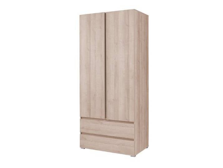 MOEBLO Kleiderschrank MOON M02 (mit 2 Drehtüren & 2 Schubladen – Moderner Schrank für Schlafzimmer oder Wohnzimmer, Drehttüren Moderne Wohnzimmer Möbel, Kleiderschrank mit 2 Türen und 2 Schubkästen) - (BxHxT): 92x204x51 cm von OTTO