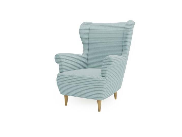 MOEBLO Ohrensessel AMICO (Sessel Polstersessel aus Cordstoff Wohnzimmersessel mit/ohne Hocker Ohrenbacksessel), mit/ohne Hocker Ohrenbacksessel von OTTO