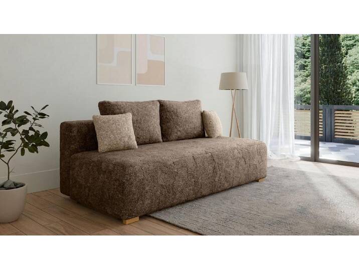 MOEBLO Schlafsofa MOSS, Funktionssofa mit Bettfunktion, Stauraum, Bouclé-Bezug & Rückenkissen, Couch Polstermöbel Sitzmöbel Wohnzimmermöbel 3-Sitzer-Sofa Stoffsofa, dekorativer Kissen, (BxHxT):200x90x100 cm MOEBLO Schlafsofa MOSS, Funktionssofa mit Bettfunktion, Stauraum, Bouclé-Bezug & Rückenkissen, Couch Polstermöbel Sitzmöbel Wohnzimmermöbel 3-Sitzer-Sofa Stoffsofa, dekorativer Kissen, (BxHxT):200x90x100 cm von OTTO