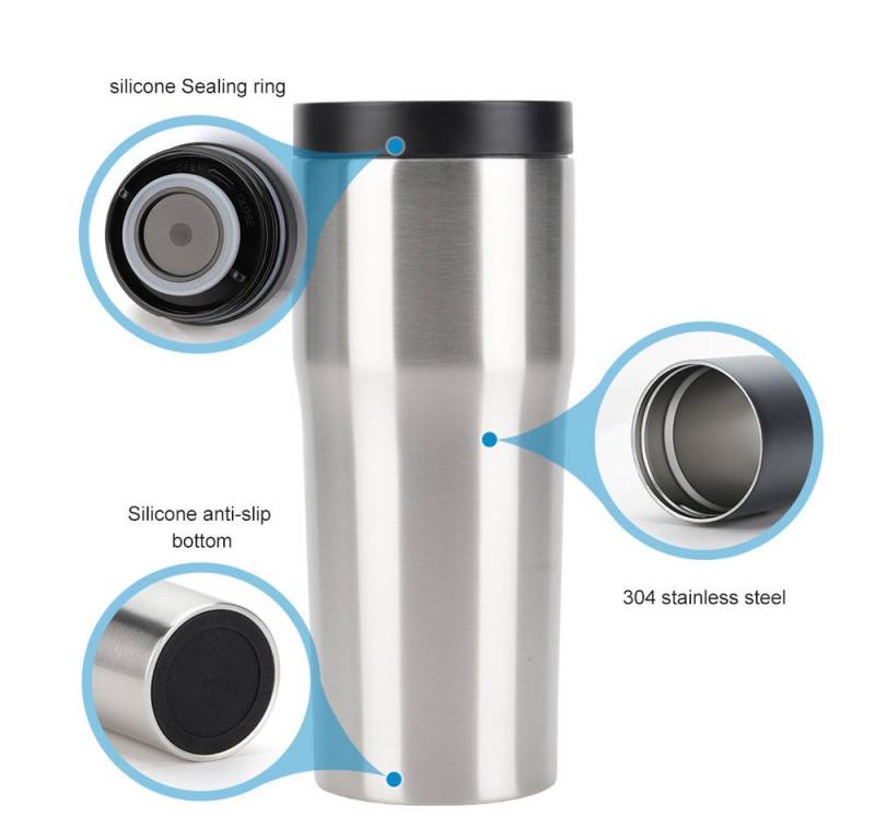 MORRENT Thermobecher Teebecher 480ml - Isobecher auslaufsicher für Tee oder Kaffee Mug von MORRENT