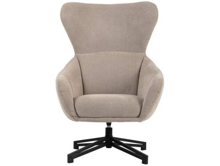 MR.DEKO Esszimmersessel Ohrensessel Marconia beige drehbar, gepolstert, vertikale Nähte, Stuhlbeine aus Holz, beige, beige MR.DEKO Esszimmersessel Ohrensessel Marconia beige drehbar, gepolstert, vertikale Nähte, Stuhlbeine aus Holz, beige, beige von OTTO