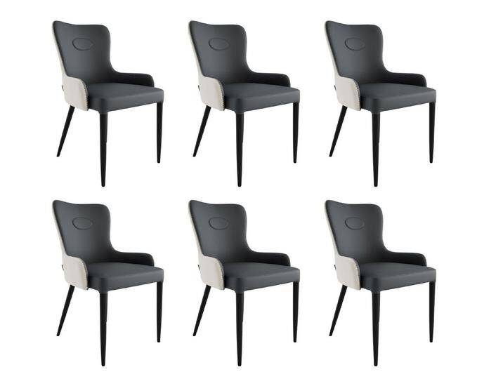 Magnolia Home Esszimmerstuhl 6er Set Esszimmerstuhl klassisch James Samt Polsterstuhl creme Metallb, Creme Ivory Magnolia Home Esszimmerstuhl 6er Set Esszimmerstuhl klassisch James Samt Polsterstuhl creme Metallb, Creme Ivory von OTTO