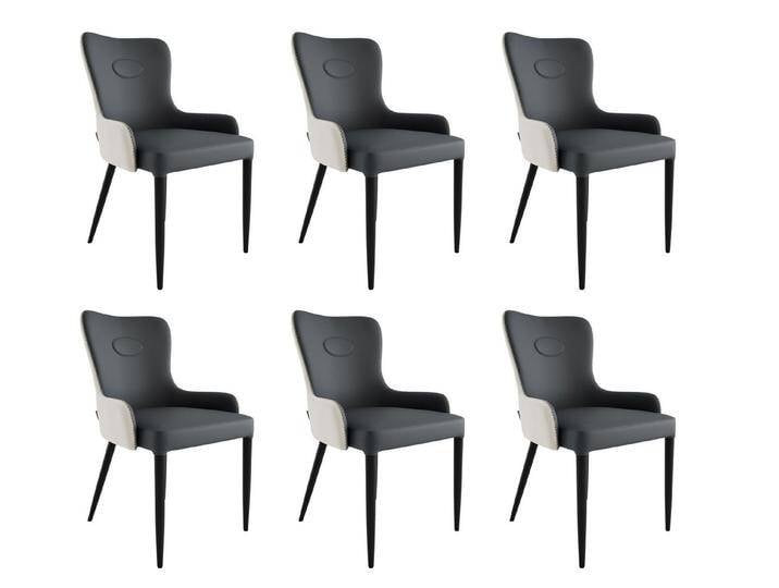 Magnolia Home Esszimmerstuhl 6er Set Esszimmerstuhl klassisch James Samt Polsterstuhl creme Metallb, Creme Ivory Magnolia Home Esszimmerstuhl 6er Set Esszimmerstuhl klassisch James Samt Polsterstuhl creme Metallb, Creme Ivory von OTTO