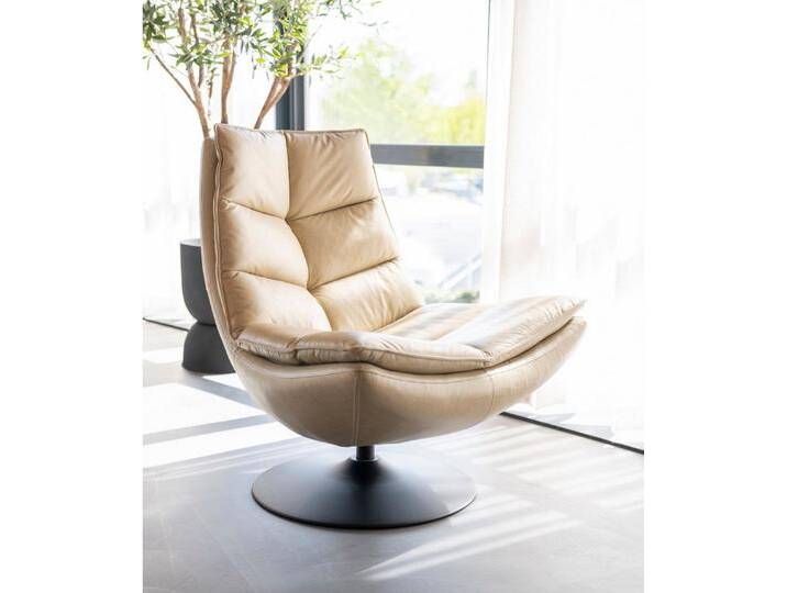 Maison ESTO Drehsessel Ledersessel drehbar Sessel AUREL Leder, drehbar, beige Maison ESTO Drehsessel Ledersessel drehbar Sessel AUREL Leder, drehbar, beige von OTTO