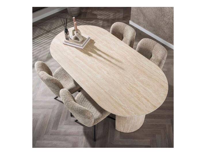 Maison ESTO Esstisch Esszimmertisch „Travina“ – Eleganz in Travertin-Optik 180 cm oval, Keramik-Tischplatte Maison ESTO Esstisch Esszimmertisch „Travina“ – Eleganz in Travertin-Optik 180 cm oval, Keramik-Tischplatte von OTTO
