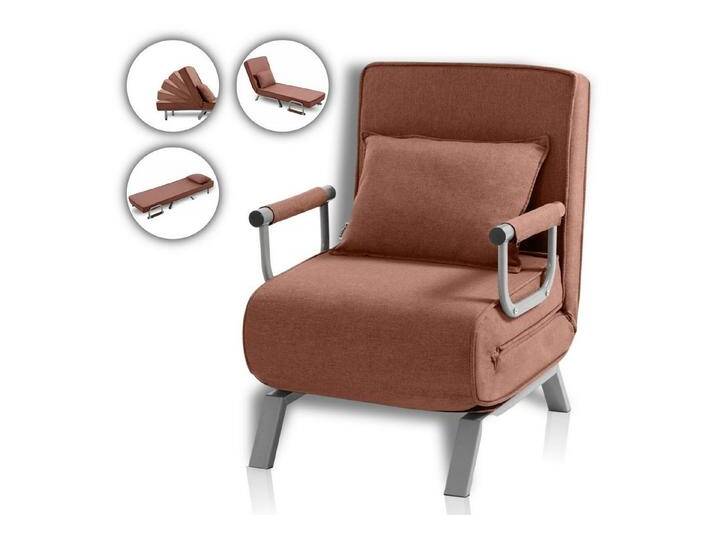 Makika Relaxliege Schlafsessel Schlafsofa Ted klappbar in Braun von OTTO