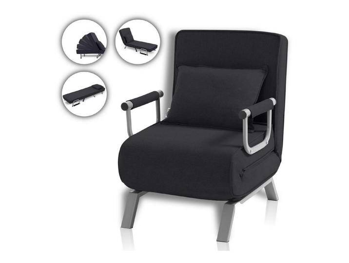 Makika Relaxliege Schlafsessel Schlafsofa Ted klappbar in Schwarz von OTTO