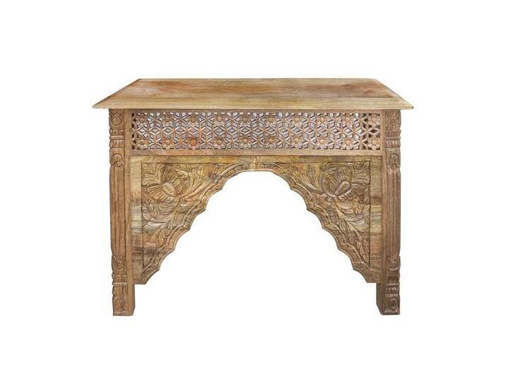Marrakesch Orient & Mediterran Interior Konsolentisch Konsole Laiminia handgeschnitzt Mangoholz H 75cm × B 106cm × T 40cm, braun Marrakesch Orient & Mediterran Interior Konsolentisch Konsole Laiminia handgeschnitzt Mangoholz H 75cm × B 106cm × T 40cm, braun von OTTO
