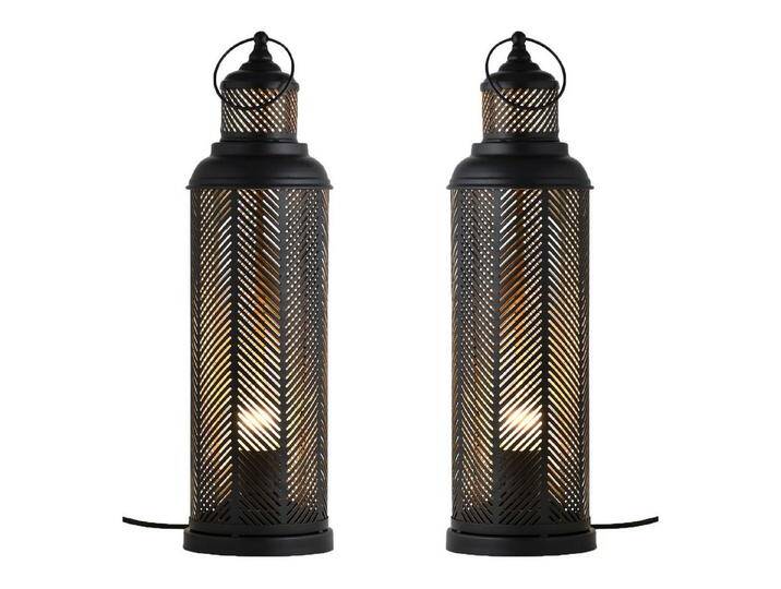 Marrakesch Orient & Mediterran Interior Nachttischlampe 2er Set Skandinavische Deko Tischlampe Stehlampe Lampe Nachttischlampe, Handarbeit, schwarz Marrakesch Orient & Mediterran Interior Nachttischlampe 2er Set Skandinavische Deko Tischlampe Stehlampe Lampe Nachttischlampe, Handarbeit, schwarz von OTTO
