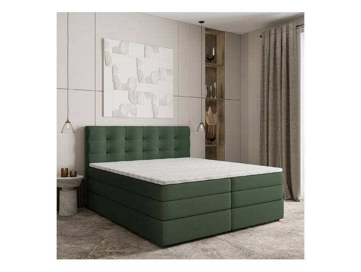 Masseno Boxbett AREZI 160x200 cm mit Bonell Matratze und Topper, grün, SORO 72 von OTTO