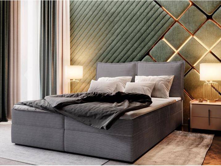 Masseno Boxbett LENTE 140x200 cm mit Bonell Matratze und Topper, grau, LINCOLN 85 Masseno Boxbett LENTE 140x200 cm mit Bonell Matratze und Topper, grau, LINCOLN 85 von OTTO
