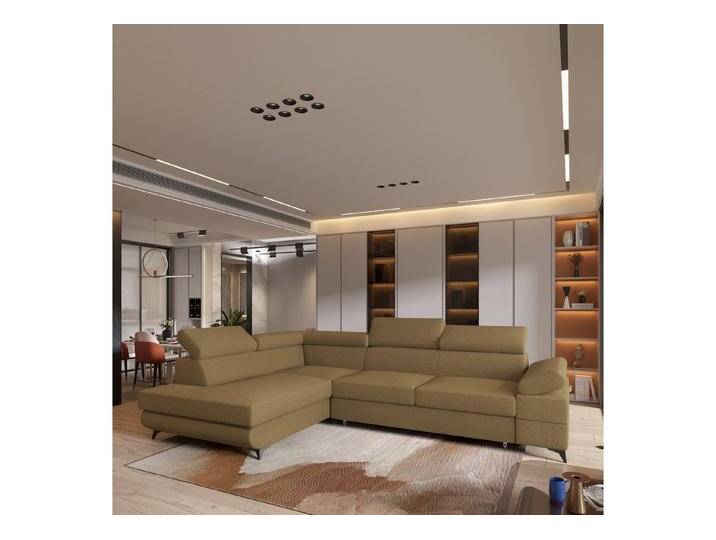 Masseno Ecksofa FAVIEN mit Schlaffunktion L-Form, Sofa mit Bettkasten, orange, Lieferung Wohnung, QUELLE 17 von OTTO